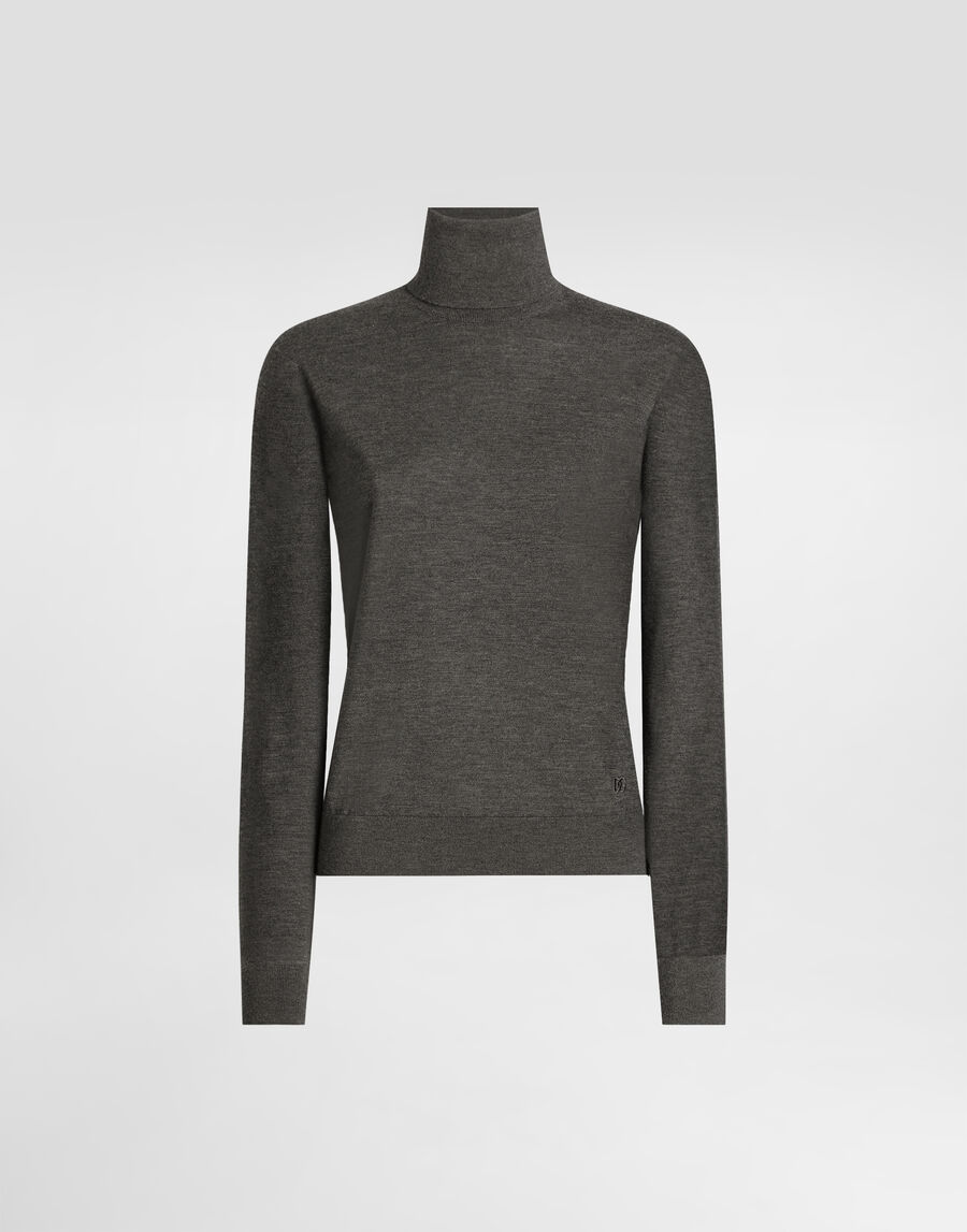 Cashmere turtleneck pullover