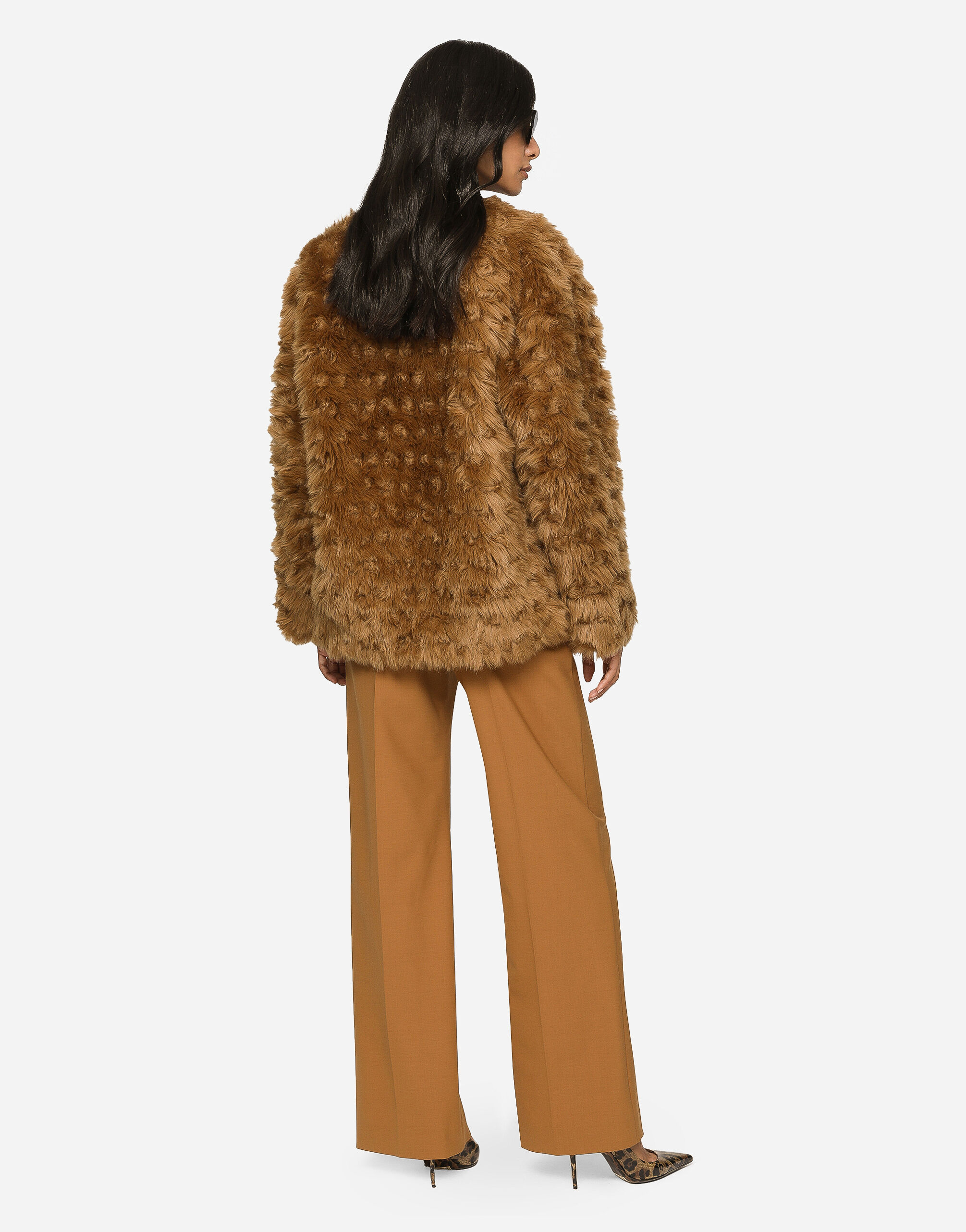 Faux fur jacket Dolce Gabbana