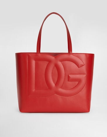Dolce & Gabbana Medium DG Logo shopper Red BB7338AW576