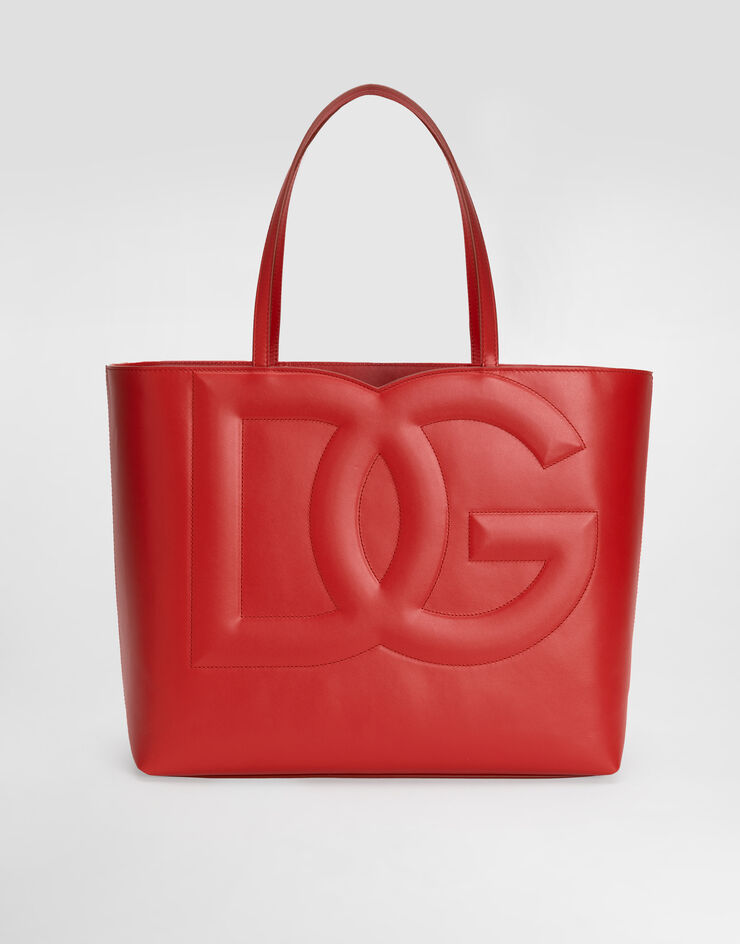Dolce & Gabbana Medium DG Logo shopper Red BB7338AW576