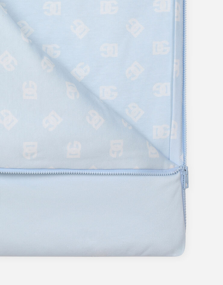 Dolce & Gabbana Schlafsack aus Interlock mit DG-Logo Mehrfarbig LNJAG0G7N2E