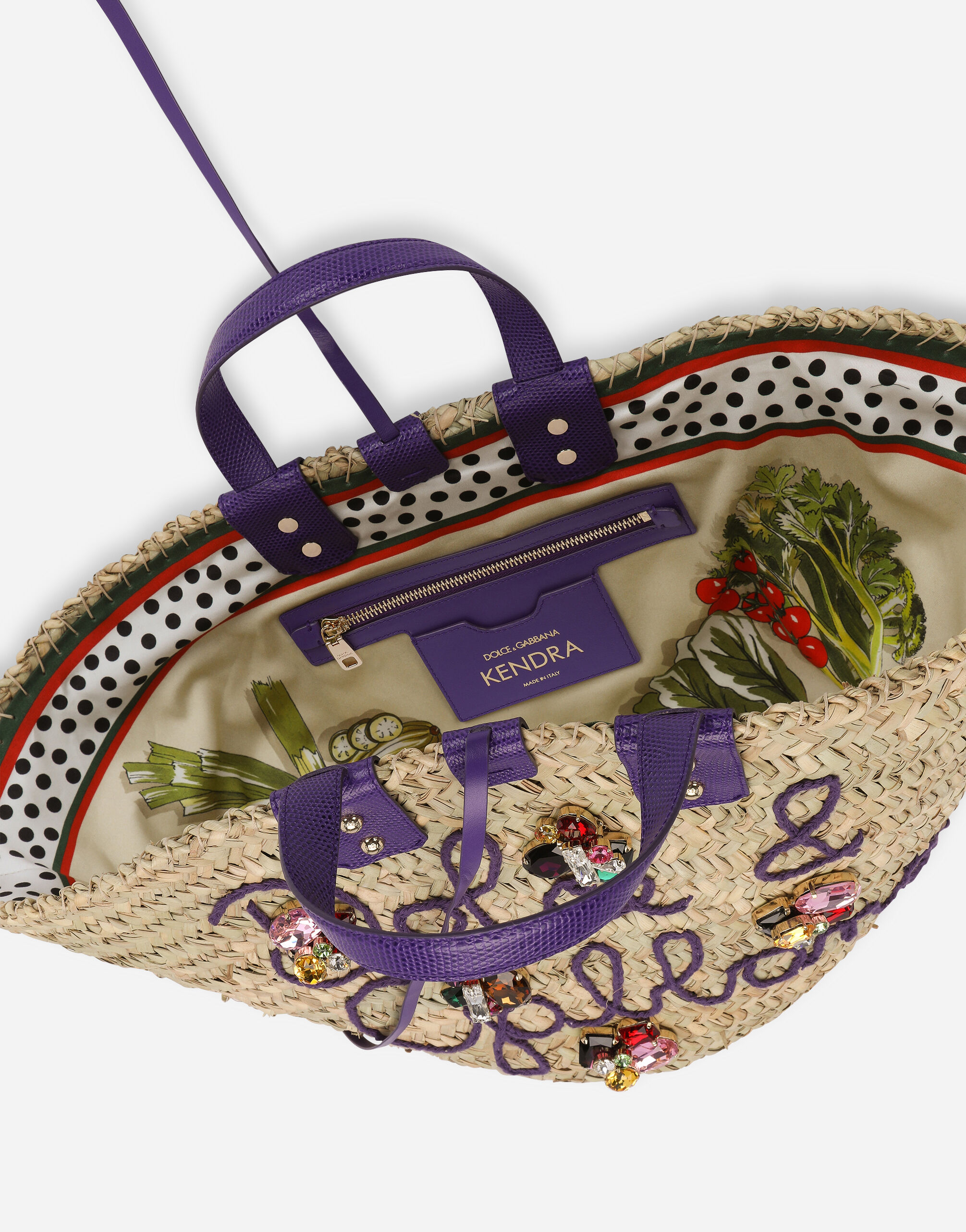 Dolce gabbana straw bag deals