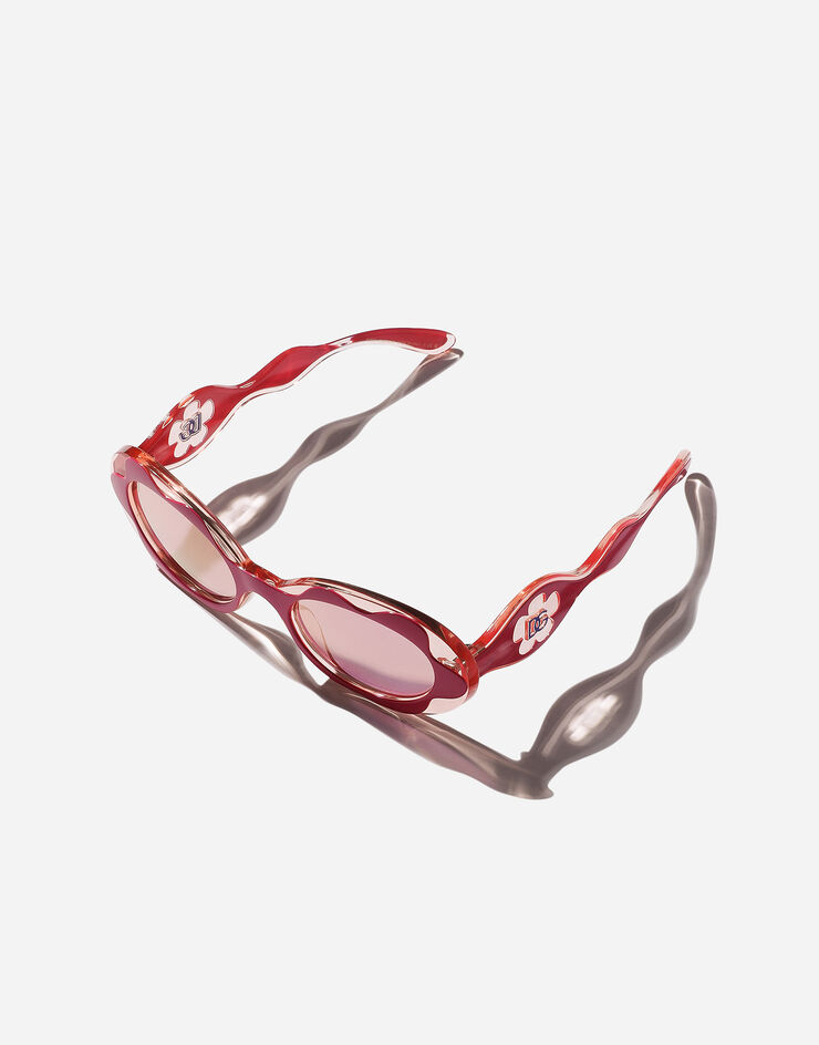 Dolce & Gabbana Lunettes de soleil Flower Power Fuchsia VG600KVN81T