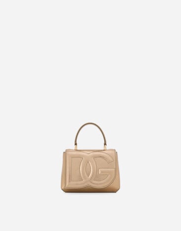 Dolce & Gabbana DG Logo Bag トップハンドルバッグ ゴールド BB7544AY828