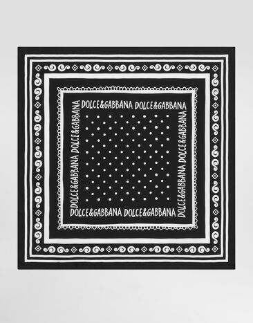 Dolce & Gabbana Bandanna-print silk scarf Multicolor GQ260EG0WUE