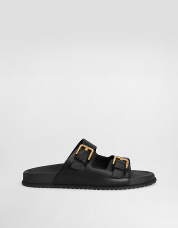 Dolce & Gabbana Calfskin sliders Print CQ0632A6L97