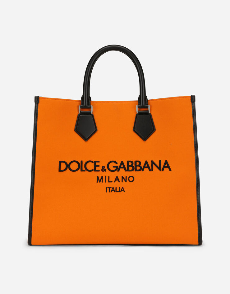Dolce & Gabbana Edge shopper with embroidered logo Multicolor BM1796AO997