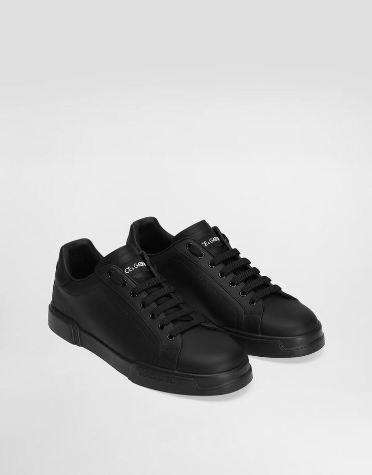 Dolce & Gabbana Portofino Light sneaker in calfskin Black CS2332A1065