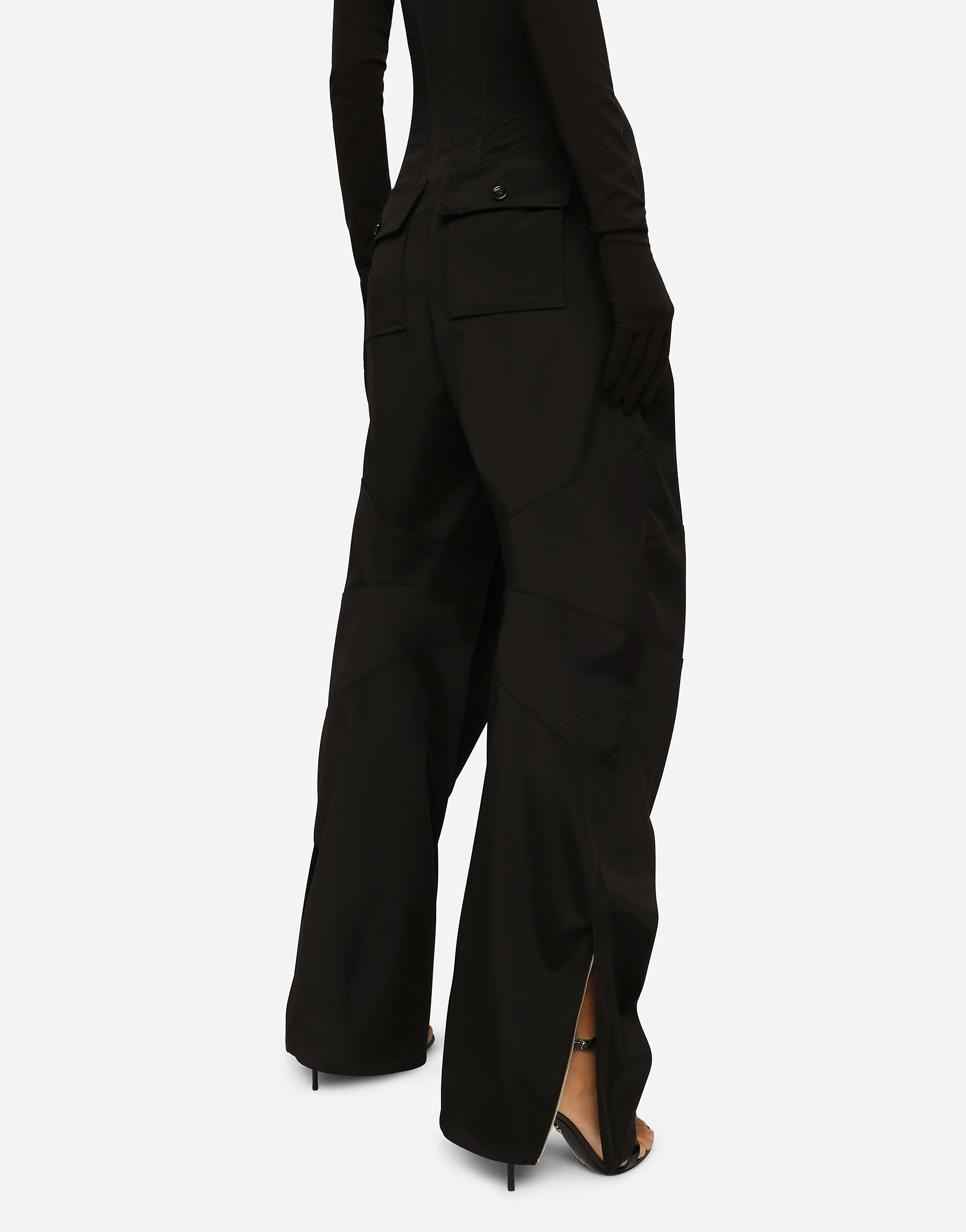 KIM DOLCE GABBANA Cady jumpsuit in Black for Women Dolce Gabbana US