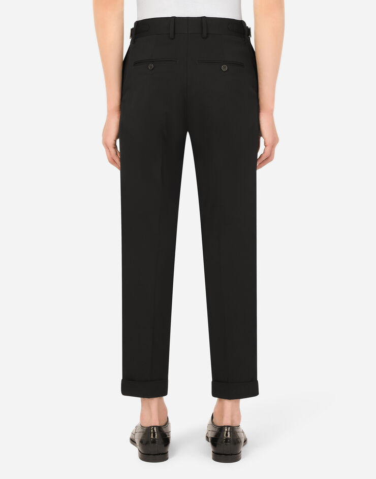 Dolce & Gabbana Stretch technical fabric pants Noir GWQ5ETFURIK
