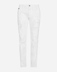 Dolce & Gabbana White skinny stretch jeans Multicolor GY07CDG8FS7