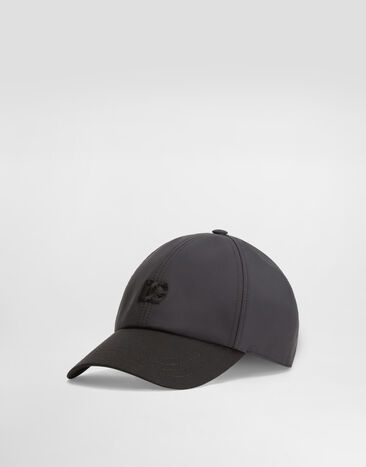 Dolce & Gabbana Nylon canvas baseball cap Black GH886ZFUS33
