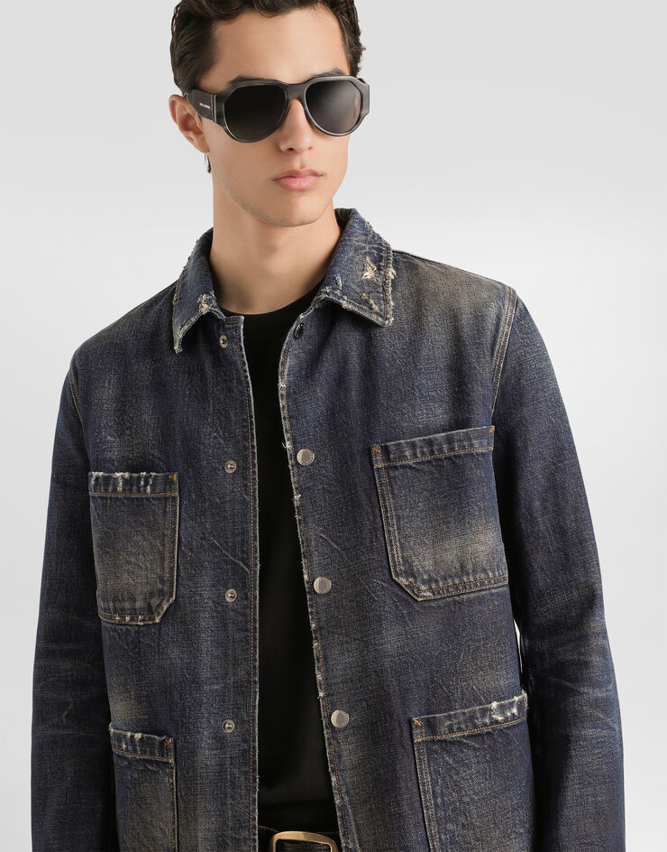 Dolce & Gabbana Denim jacket Multicolor G9BYGDG8OL6