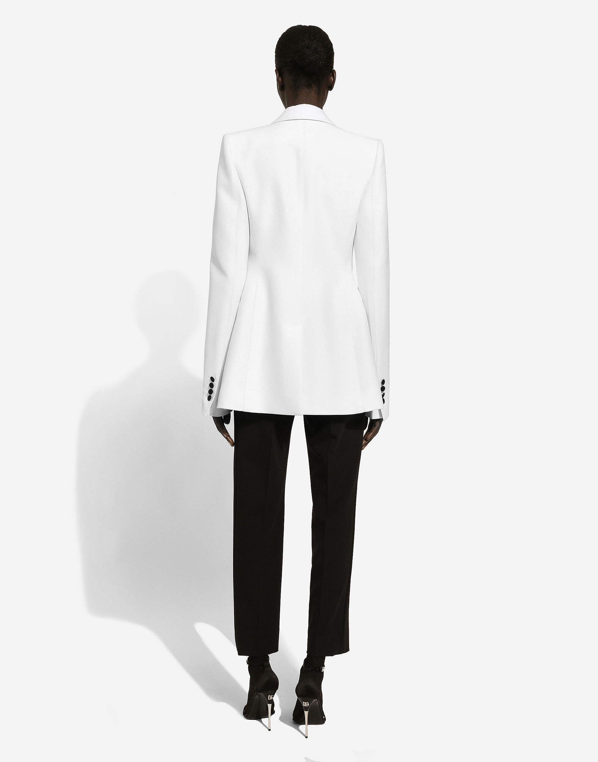 人気激安 tuxedo Turlington faille Double-breasted blazer for White in ジャケット・アウター