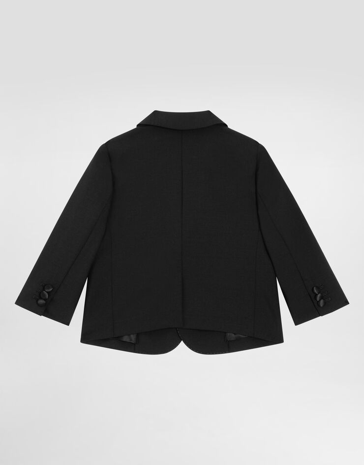 Dolce & Gabbana Wool canvas suit Black L11U49FUBBG