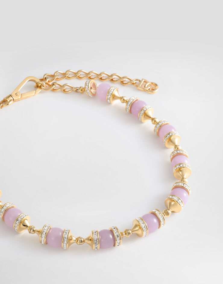 Dolce & Gabbana Necklace with spheres Lilac WNS3S2W1111