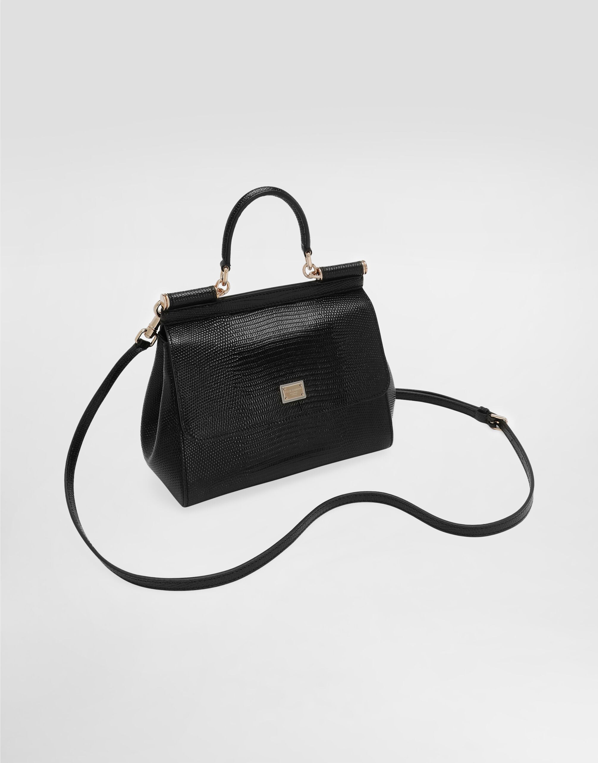 Medium Sicily handbag in Black for Women | Dolce&Gabbana® US