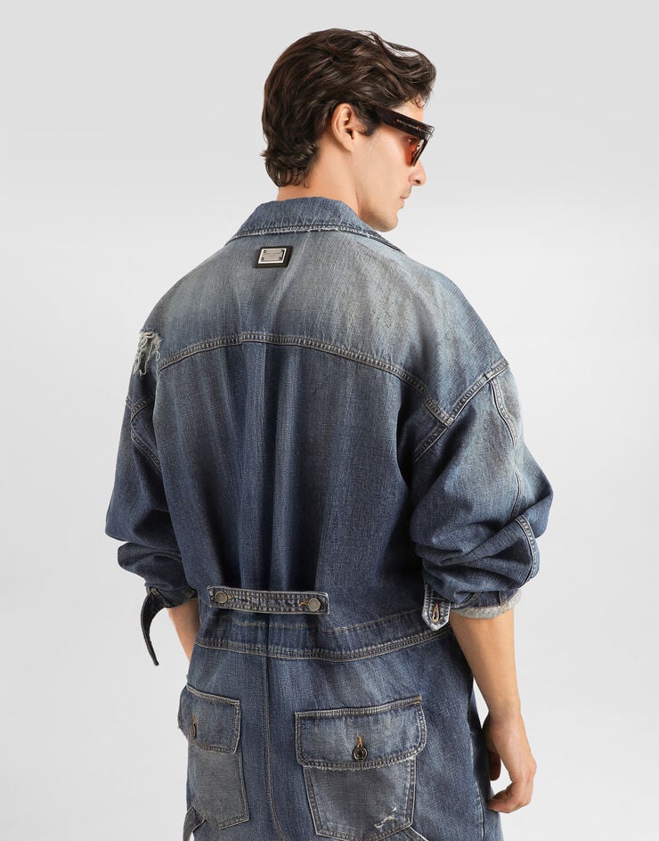 Dolce & Gabbana Denim jumpsuit Dolce & Gabbana Denim jumpsuit Multicolor G9CBVDG8OJ5