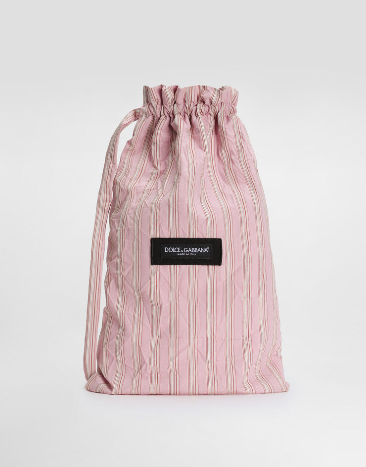 Dolce & Gabbana Striped froissé crossbody bag Multicolor BM2503A0389