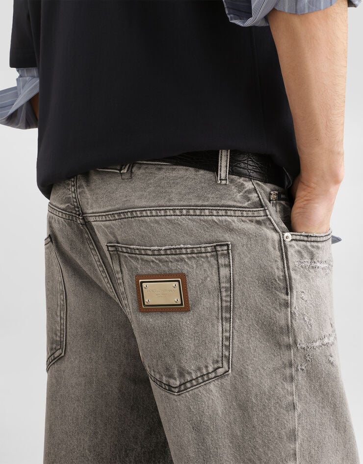 Dolce & Gabbana Pantalon en denim Dolce & Gabbana Pantalon en denim Multicolor GP23KDG8PI8