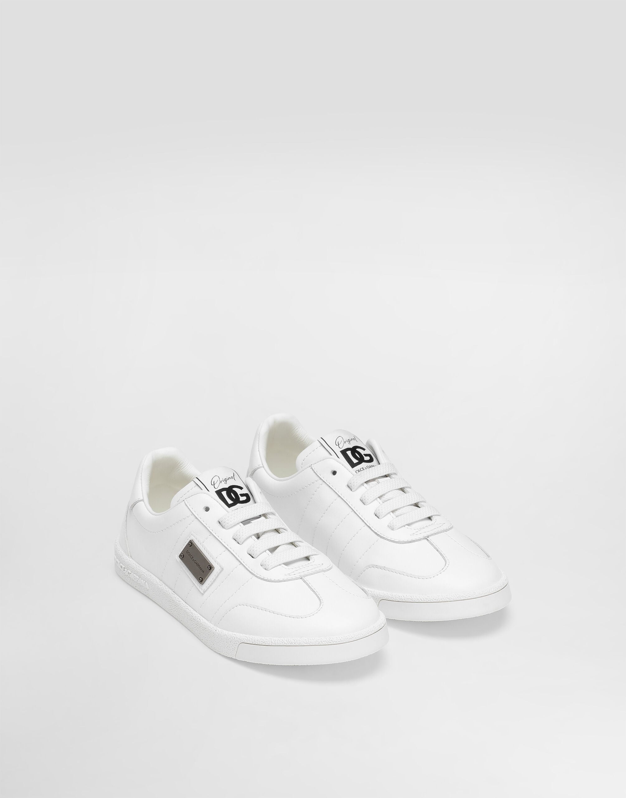 DG original calfskin sneakers in White for Men | Dolce&Gabbana® US
