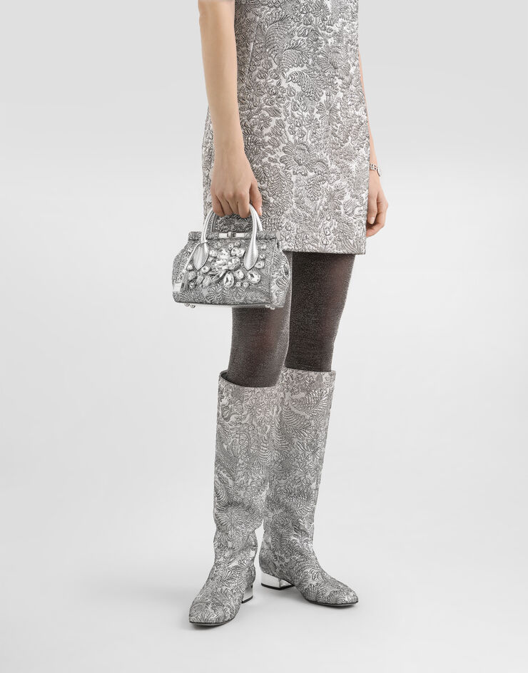 Dolce & Gabbana Marlene day mini handbag with embroidery Multicolor BB7744AR845