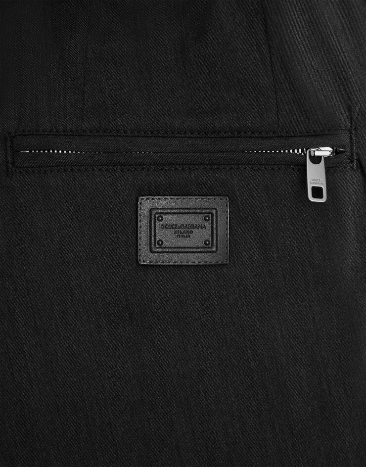 Dolce & Gabbana Technical wool jogging trousers Grey GYACETFUZFG