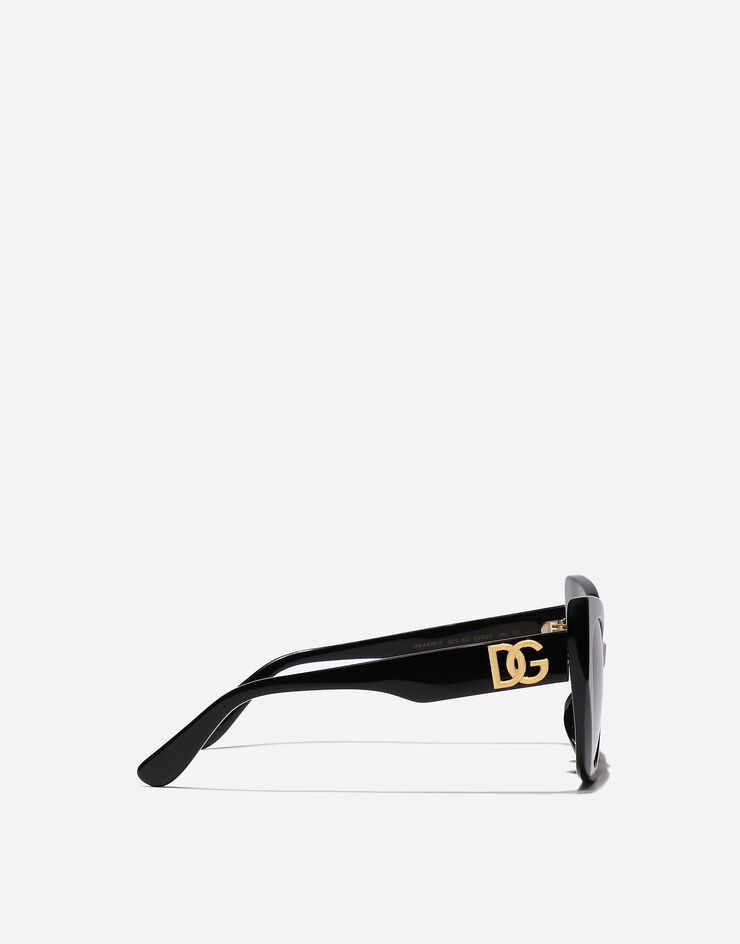 Dolce & Gabbana Sonnenbrille DG Crossed Schwarz VG440FVP18G