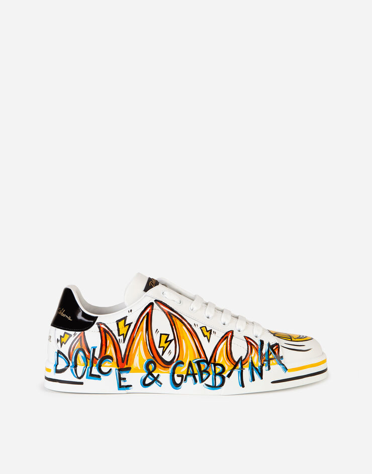 Dolce & Gabbana Sneaker Portofino New DGlimited - uomo BIANCO CK1563B5814