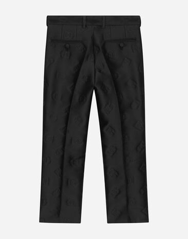 DolceGabbanaSpa Classic silk jacquard pants Black L44P28HJMO3