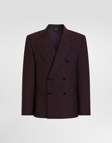 Dolce & Gabbana Sicilia light double-breasted wool jacket  G2TV8TFUBG5
