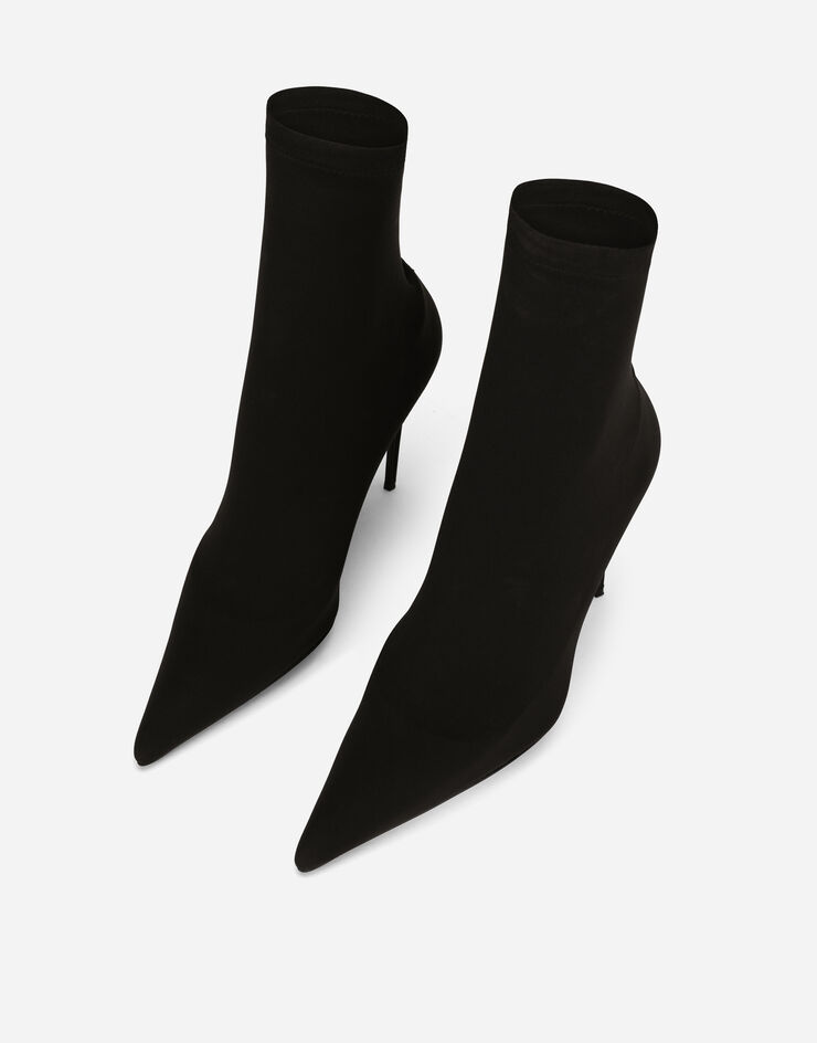 Dolce & Gabbana  Stretch jersey ankle boots Black CT0959AM237