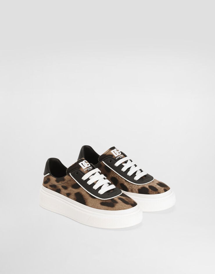 Dolce & Gabbana Leo-print drill sneakers Print D11391AP285