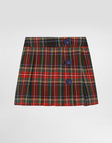 Dolce & Gabbana Tartan wool skirt Multicolor L55I04FQMG9