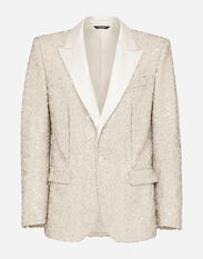 Dolce & Gabbana Sequined Sicilia-fit jacket Multicolor G2PT9TFRRDY