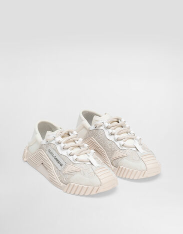 Dolce & Gabbana Mixed-materials NS1 slip-on sneakers Grey CK1837AX372
