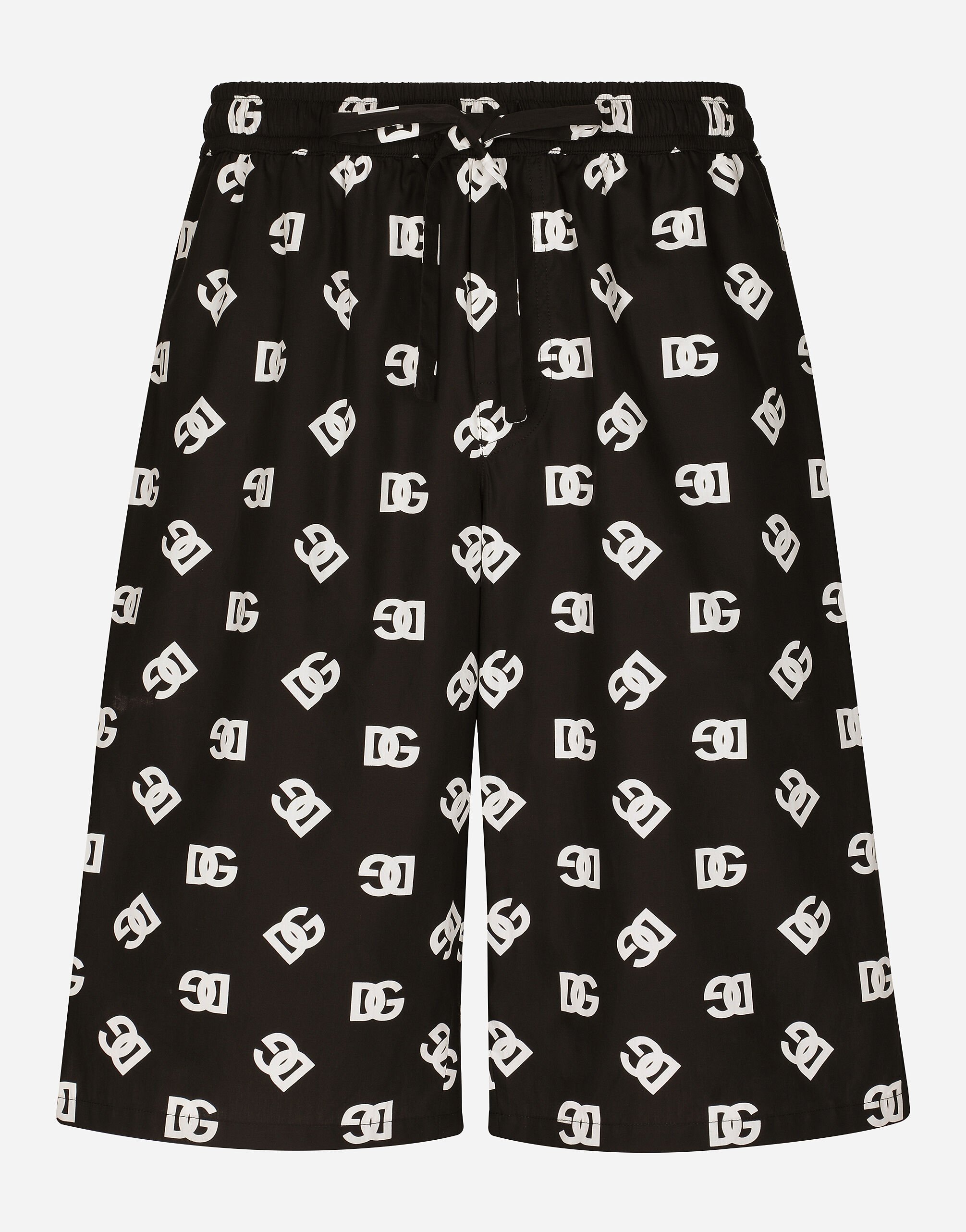 Bermudas de ch ndal en algod n con estampado DG Monogram en
