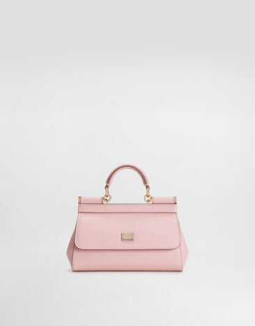 Dolce & Gabbana Mini sac Sicily en veau Dauphine Pink BB7116B1001