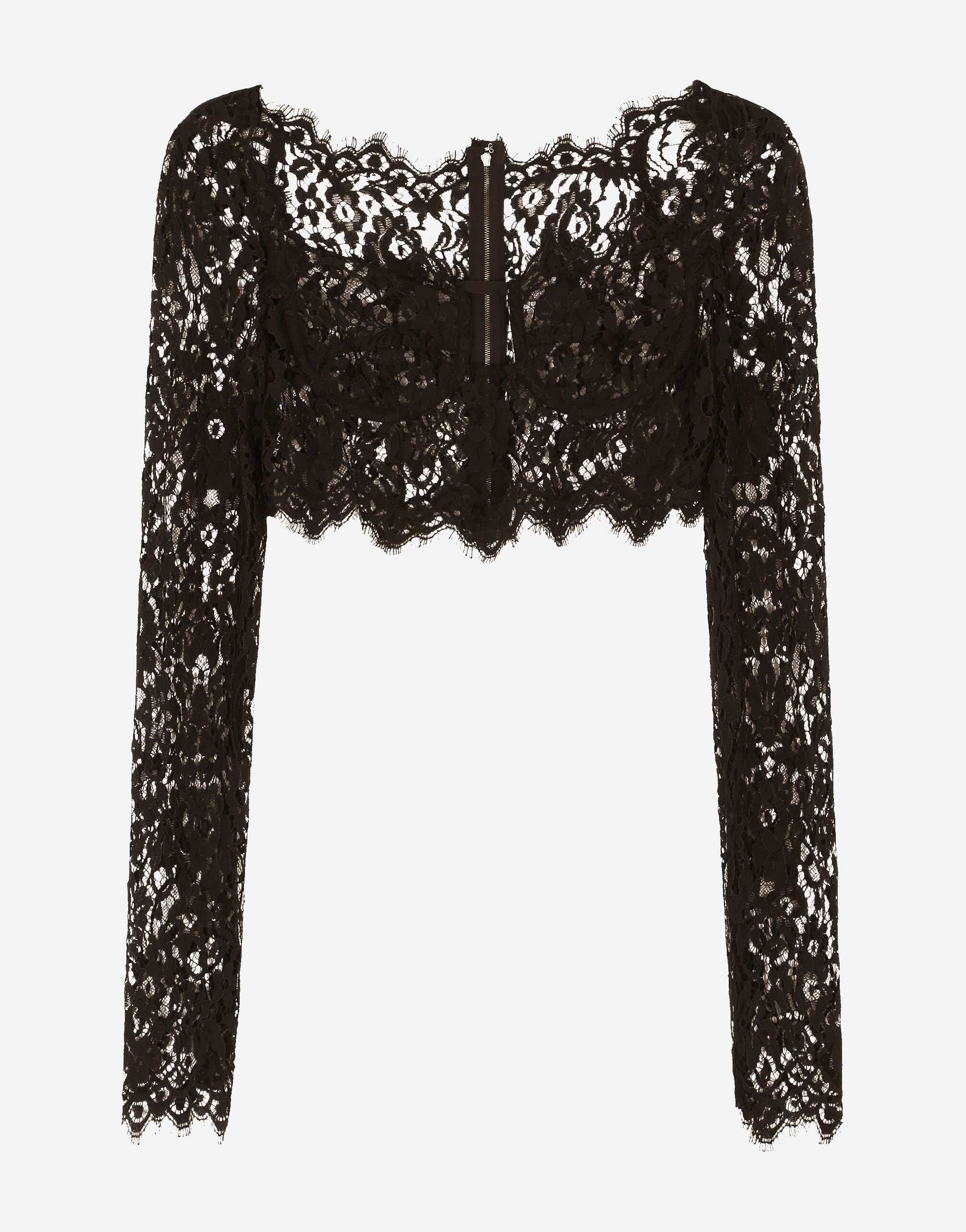 【DOLCE＆GABBANA】レース ブラレット トップ Dolce & Gabbana フローラルレース ブラレット トップ の