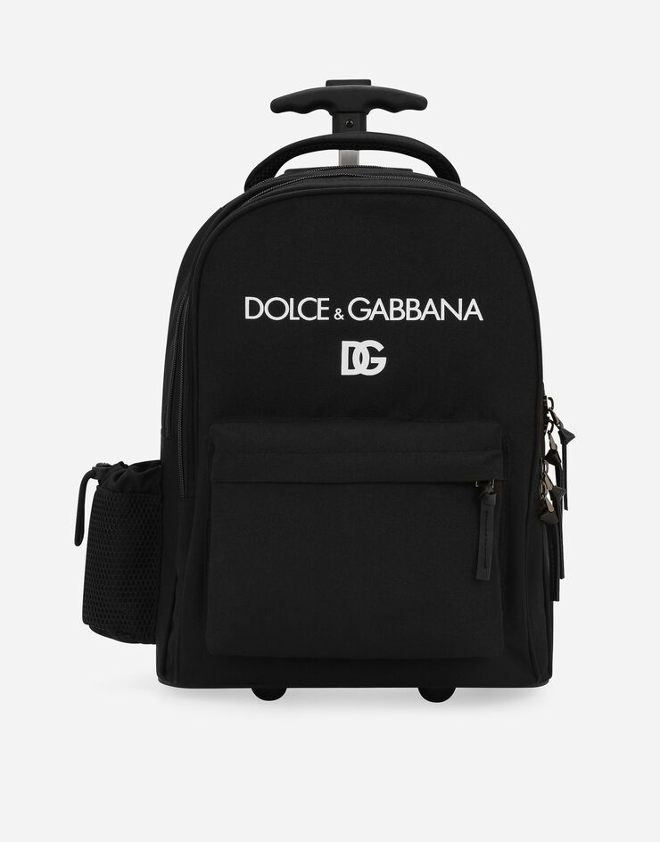 Dolce&Gabbana Trolley-Rucksack aus Nylon Schwarz EM0129AK441