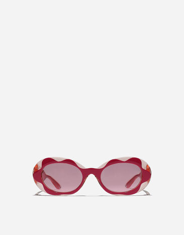 Dolce & Gabbana Солнцезащитные очки Flower Power Отпечатки L53DU9HS5Q4
