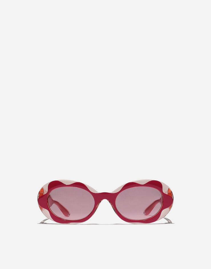 Dolce & Gabbana Lunettes de soleil Flower Power Fuchsia VG600KVN81T