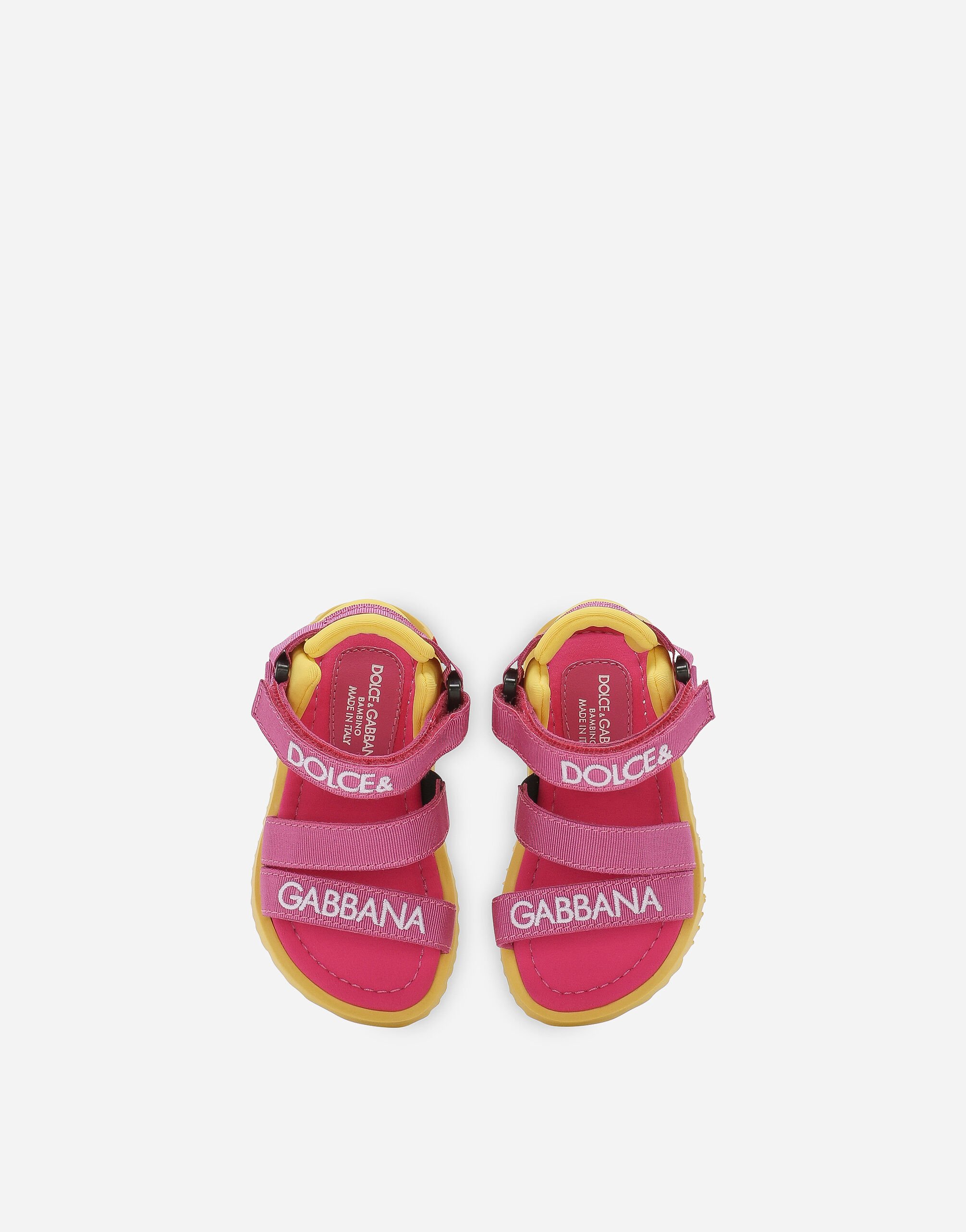 Gros grain sandals in Multicolor for Boys Dolce Gabbana