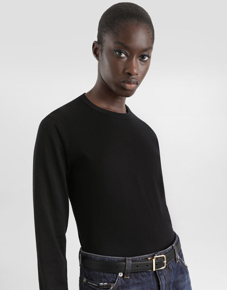 Dolce & Gabbana Cashmere pullover Black FXXAGZJBW0P