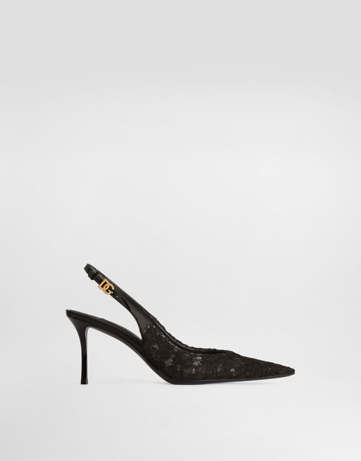 Dolce & Gabbana Lace slingback Dolce & Gabbana Lace slingback Black CG1049A0610