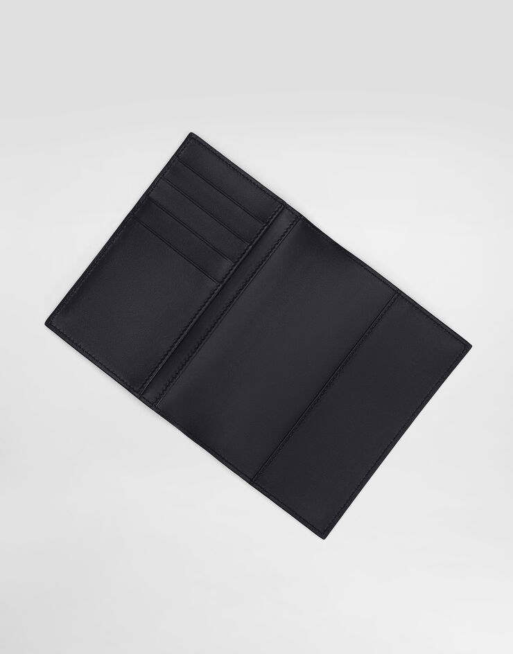 Dolce & Gabbana Calfskin passport case Blue BP2215AN244