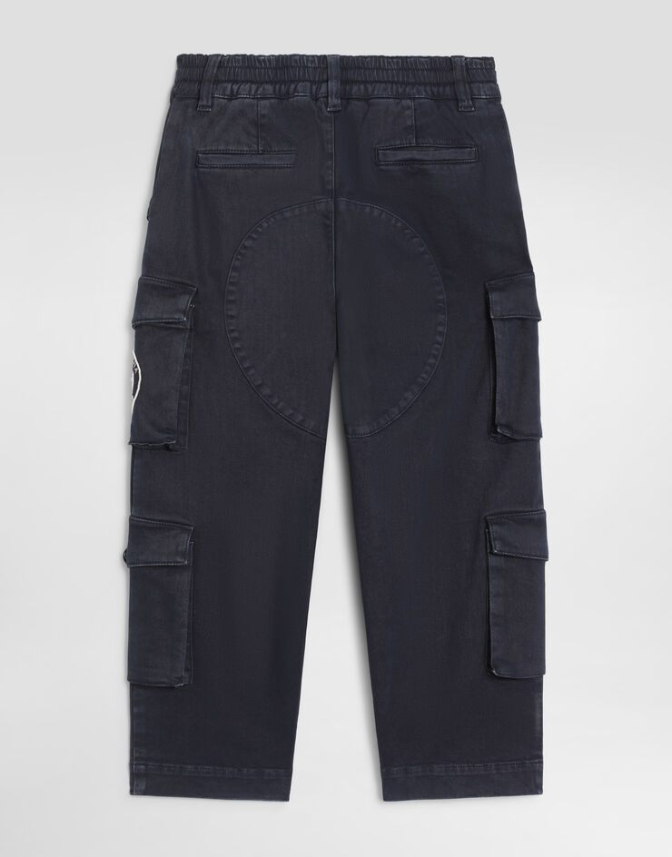 Dolce & Gabbana Pantalones cargo en gabardina Dolce & Gabbana Pantalones cargo en gabardina L45P16LY113