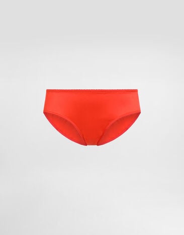 Dolce & Gabbana Satin briefs Orange O2B23TONO13