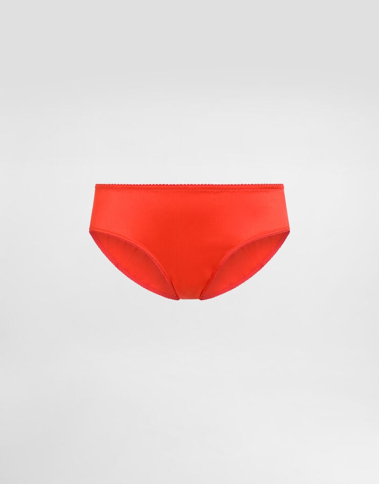 Dolce & Gabbana Satin briefs Orange O2B23TONO13