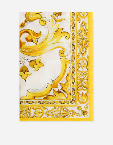Dolce & Gabbana Majolica-print cotton sarong (110x190) Print O8A54JFSG9R
